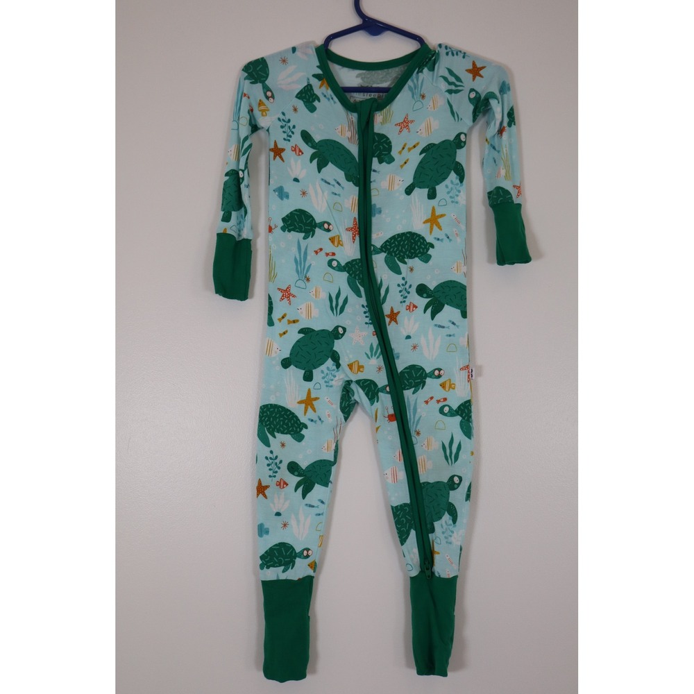 Little Sleepies Sea Turtle Friends Zippy 6-12 Months